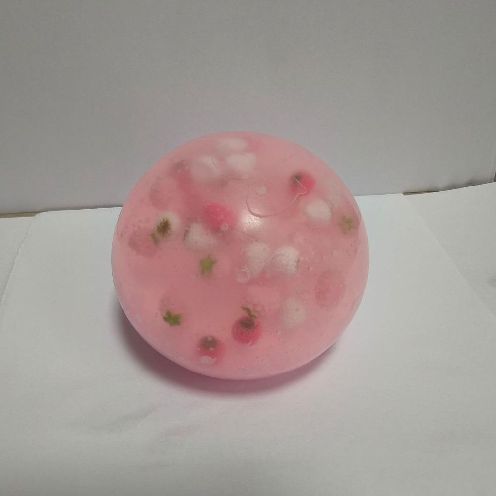 Crunch Sound Fidget Squishy Toy Round TPR Fidget Toy Ball Quick-rebound Squeeze Toy Children Gifts