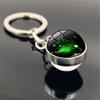 Holder Libra Scorpio Jewelry Leo Glass Ball 12 Constellation Zodiac Keychain Keychain Key Rings