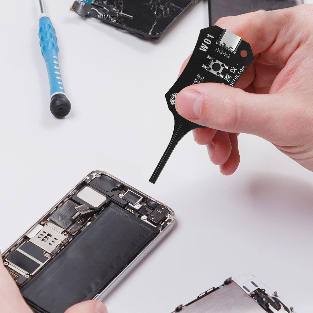 Electromagnetic Induction Quick Fault Check Tool with Indicator Lights Inductance Tester for Phone Motherboard Component Repair