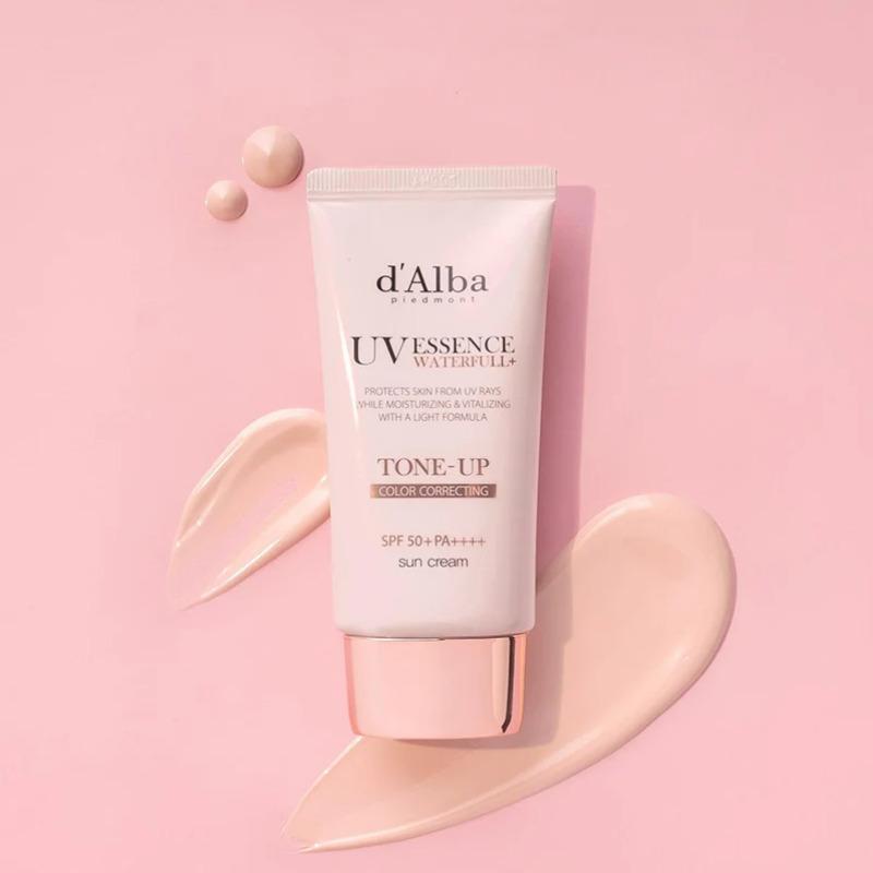 d'Alba Duo de Crèmes Solaires Waterfull Tone-Up – SPF50+ PA++++ (50 ml x 2)