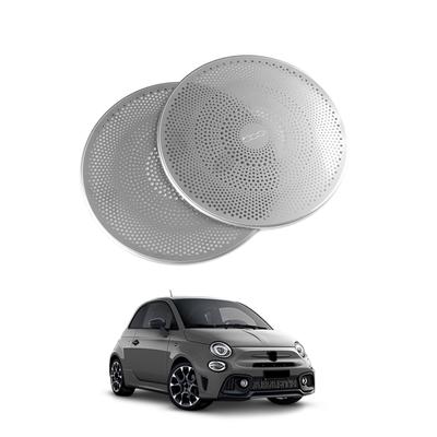FDAIUN Car Door Pillar Speakers Metal Protective Cover Genuine Replacement for Fiat 500 (2008-2024)