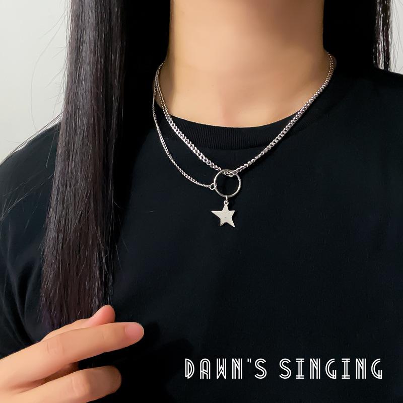 

Ожерелья со звездами из нержавеющей стали 316L для женщин, милый и милый кулон, колье, модные креативные ювелирные изделия, подарок