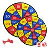 1set Fabric Darts Board Game Sports Shooting Target with 2 Sticky Balls Party Gathering Leisure Games Festival Safe Gifts TMZ