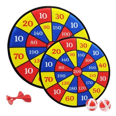 1 juego Tablero de Dardos de Tela Juego de Mesa Tiro Deportivo Diana con 2 Bolas Pegajosas Reunión de Fiesta Juegos de Ocio Festival Regalos Seguros TMZ