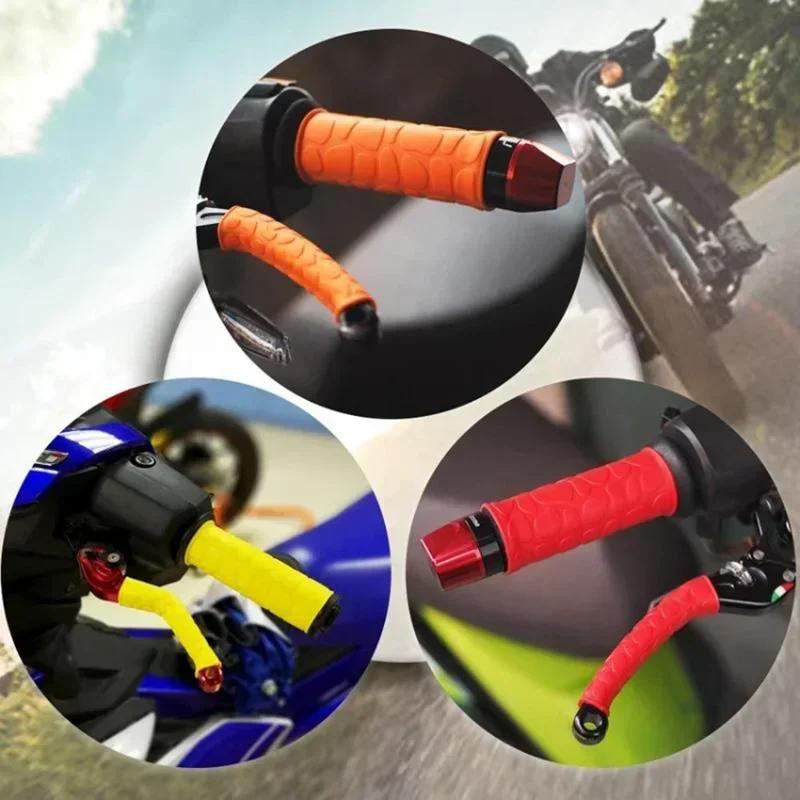Non-slip Rubber Grip Glove Motorcycle Handle Cover Universal Heat Shrinkable Grip Cover Sleeve Handlebar Covers