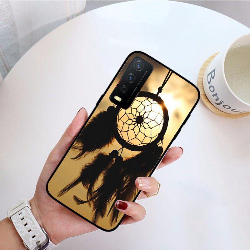 Blue Dreamcatcher Dream Catcher Phone Cover For Vivo Y31 Y30 Y33S Y11S Y12S Y17 Y20 Y21S Y1S Y53S Y15 Y19 Y91C V23 Cases Coque