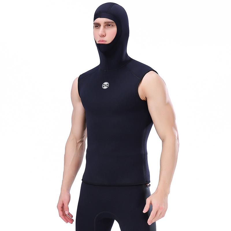 3mm Hooded Sleeveless Diving Vest - SLINX Two-Piece Surfing Wetsuit