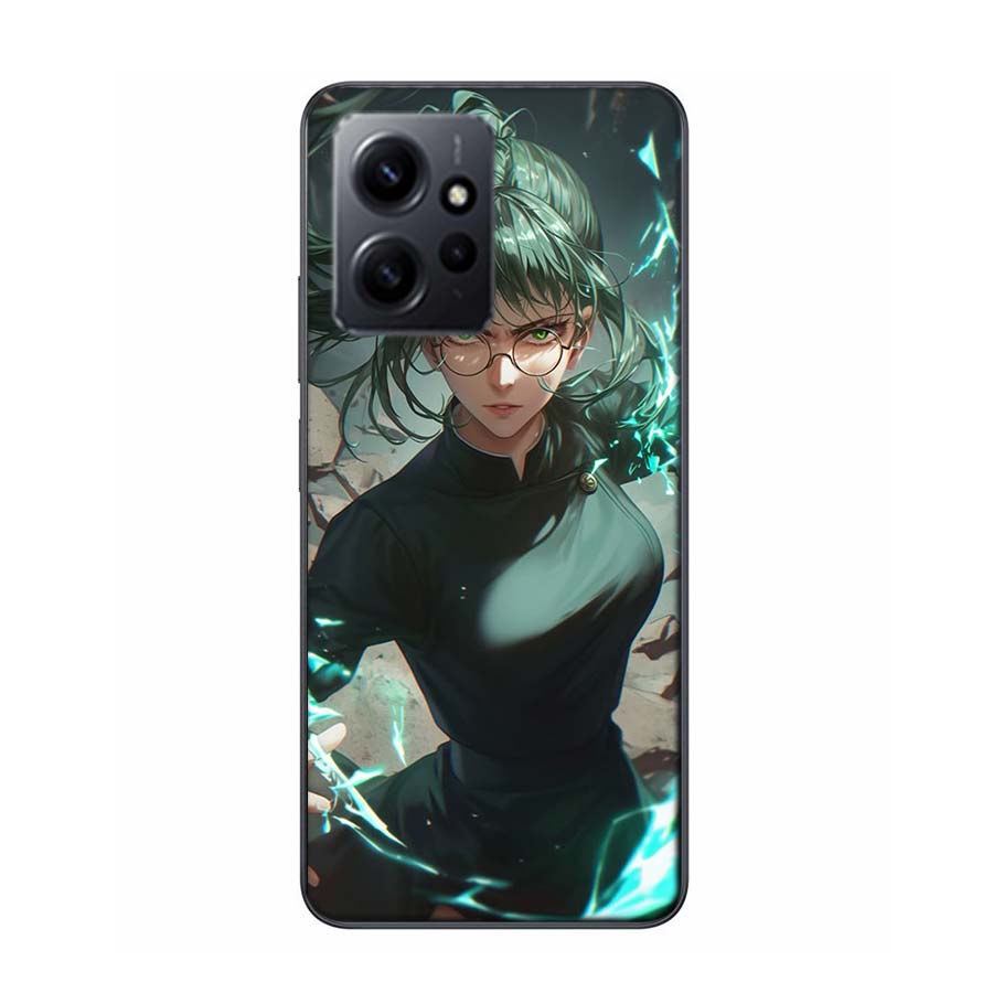 Maki Zenin Jujutsu Kaisen Phone Case For Redmi Note 14 15 Pro 5G 13 12 Pro Plus 11 11T 11E 11S 10 Pro 10S 9 9S Cover Cell Clear