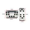 UZYJ9 Car Pedals for Ford Focus 2 MK2 Focus 3 MK3 Kuga Escape ST 2009-2017 Fuel Brake Clutch Pedal Cover Car-styling