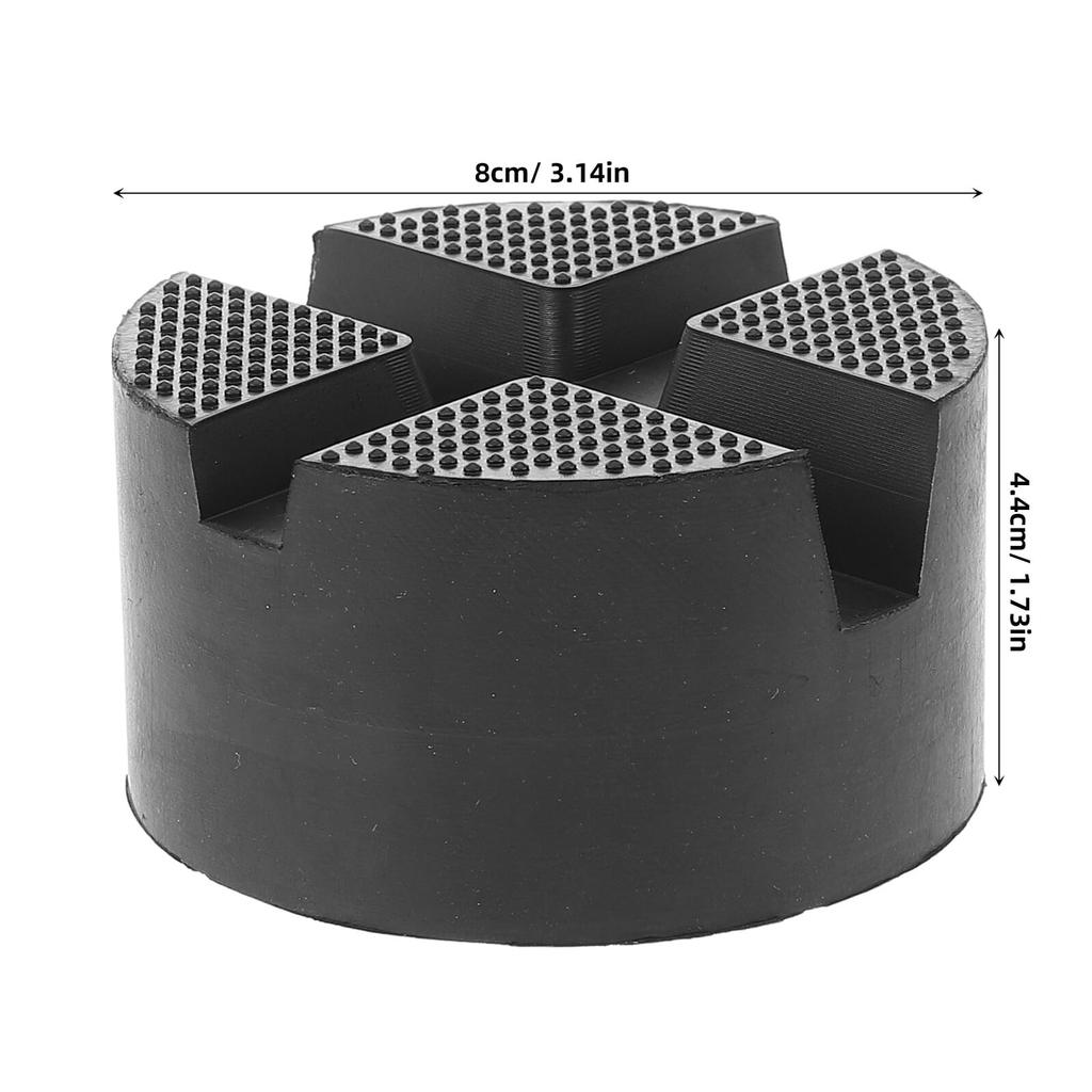 YARDWE Universal Jack Stand Pad, Load Capacity Reinforced Rubber Lift Pad Car Floor Jack Extension Adapter Multi-Purpose Lower Support Parts