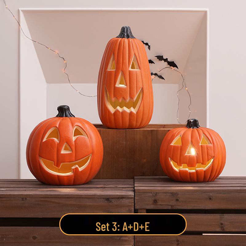 Große Halloween-Kürbis-Laterne für Innen-/Außen dekoration