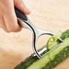 Stainless Steel Vegetable Peeler with Ergonomic Anti Slip Handle for Efficient Fruit and Potato Skin Removal Kitchen Tool