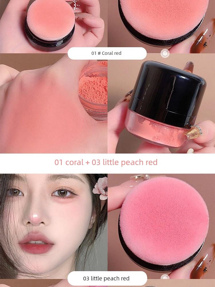 Lazy Cushion Blush 2025 New Popular Model Vitality Highlighter Contouring Rouge Powder Natural Daily Light Makeup for Women