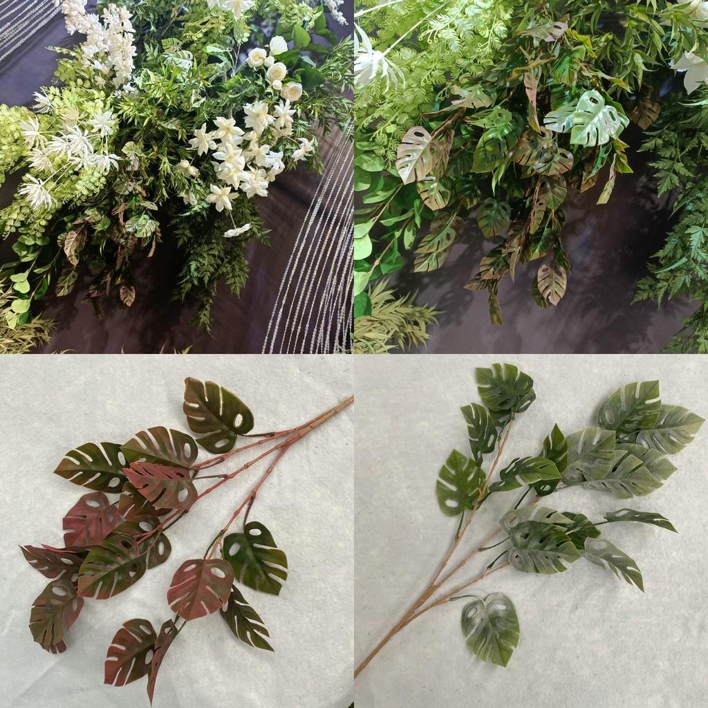 Soft Rubber Durable Realistic Leaf For Home Wedding Party Decoration Ornament