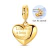 925 Silver Pink Doll Princess Pink Square Box Charm Pendant Beads Fit Charm Bracelet Women Jewelry Making