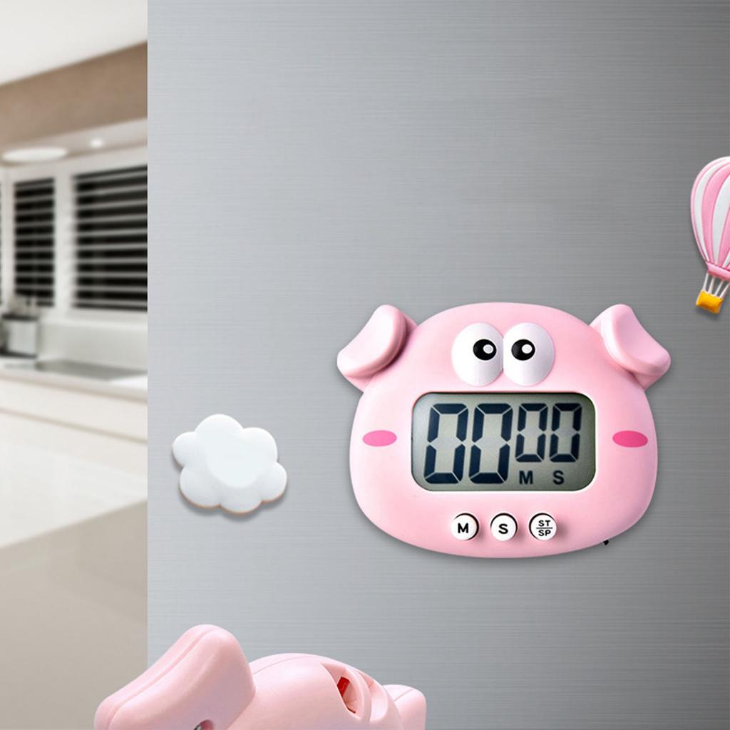 Réveil Timer   Horloge Numérique Minuteur de Cuisine Minuteurs de Cuisson pour Ménage Étudiants