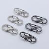 Key Rings 5 Sizes 3 Colors Nickel Iron Jewelry Making Parts Great for Dangle Parts Keychain Making