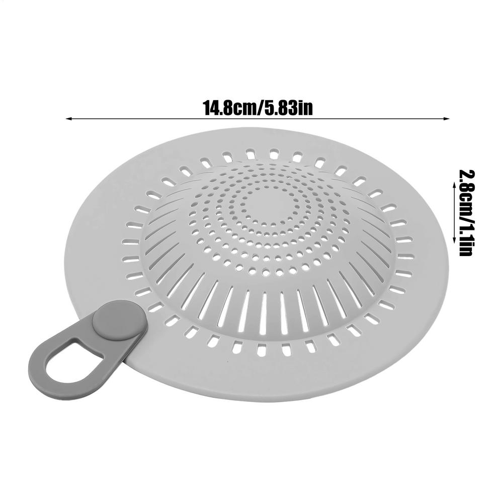 

Силиконовый сливной фильтр-уловитель волос с дренажными отверстиями для ванной комнаты, кухни, душевого слива, уловитель волос, защита от засоров, раковина