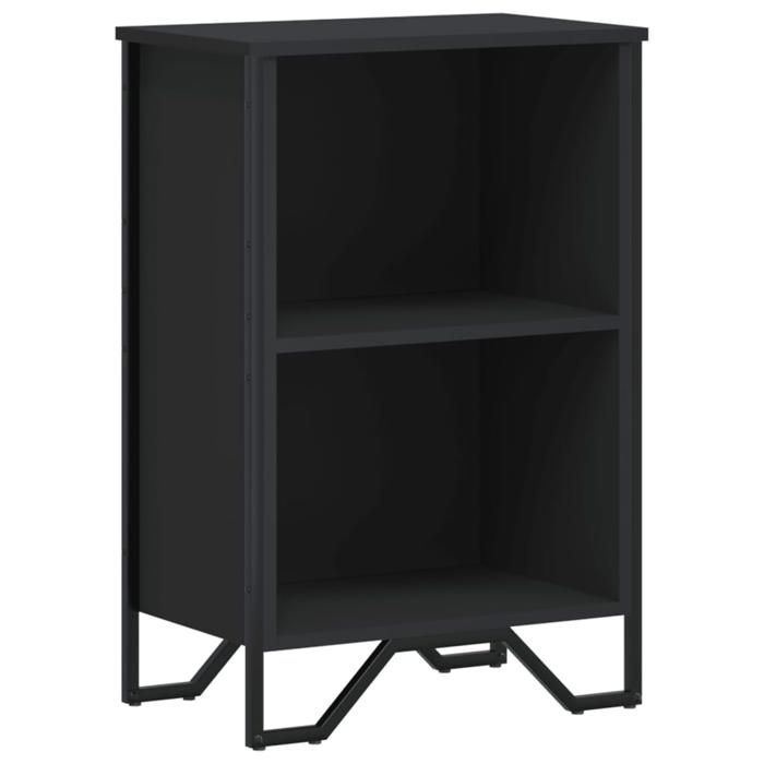 VidaXL Bookcase Black 50x31x74.5 Cm Engineered Wood, Shelf, Bookshelf, Storage Shelf, Cabinet of 848599