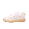 Li Ning Badfive Trendy Stoßdämpfend Rutschfest Abriebfest Leicht Low-Top Retro Basketballschuhe Damen Sneaker Weiß Rosa ABCS050-1