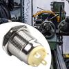 Power Button Switch DIY Equipment Green Metal Button