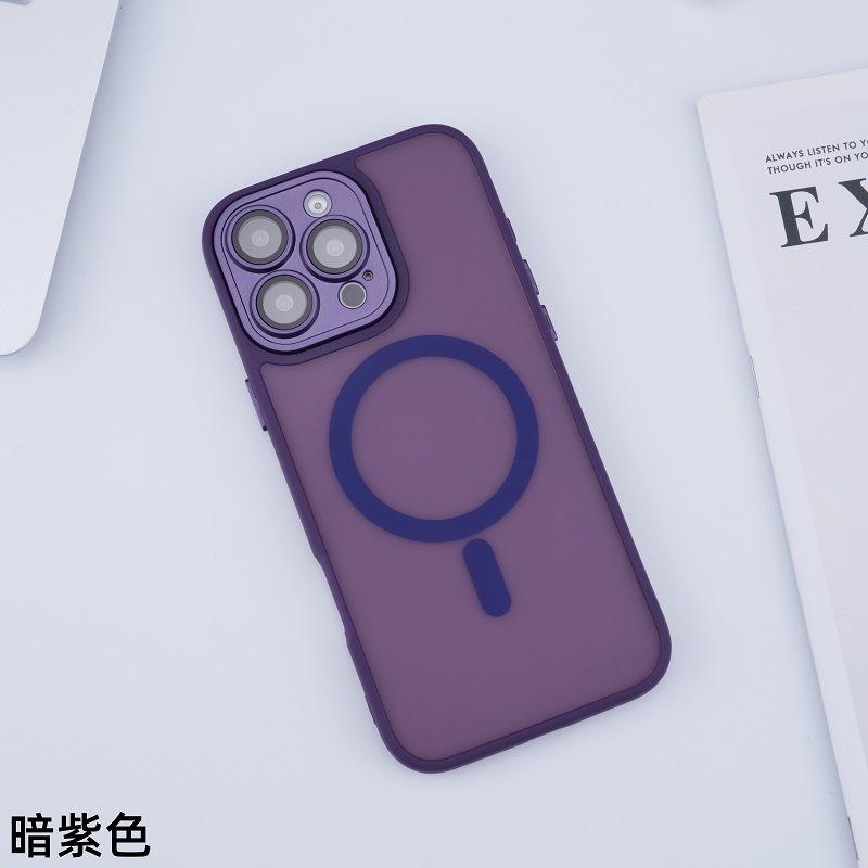 Yadun magnetic mobile phone case for Apple 16PROMAX new 15 protective cover 11 lens film 12/13/14