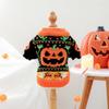 Halloween Theme Pet Sweater For Small Dog and Cats With Elastic Neck Warm Winter Knitwear Outfit Festival Cerebration