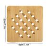 Bamboos Placemat Heat Resistant Table Mat Exquisite Insulation Pad  Table Protection