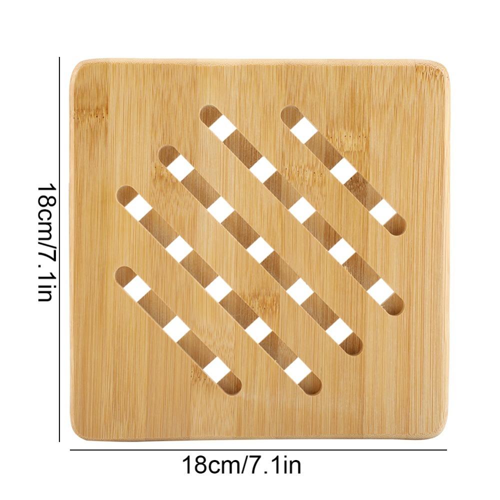 Bamboos Placemat Heat Resistant Table Mat Exquisite Insulation Pad  Table Protection