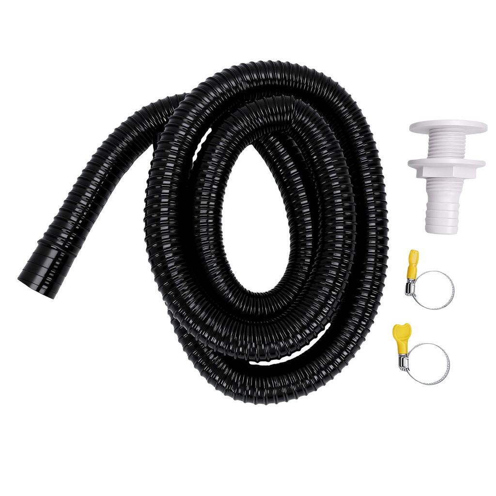 Bilge Pump Hose 1 1 8 Inch Marine Bilge Pump Plumbing Kit Easy Installation with 2 Stainless Steel Clamps