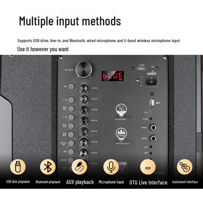Philips Portable Bluetooth Karaoke Speaker System CN Plug (adapter Included)