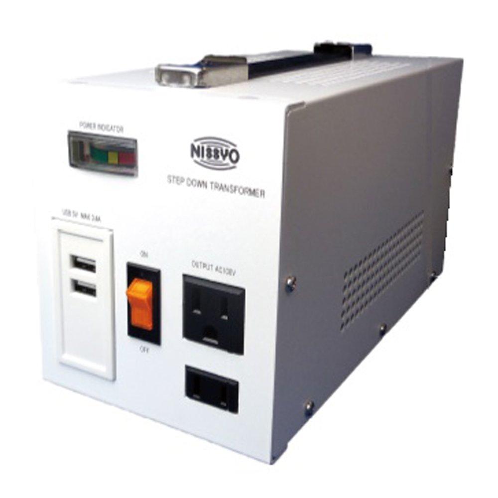 

Nissho Kogyo Знижувальний трансформатор Білий 1600 Вт Серія SPX з USB 1600 Вт SPX-1600 білий