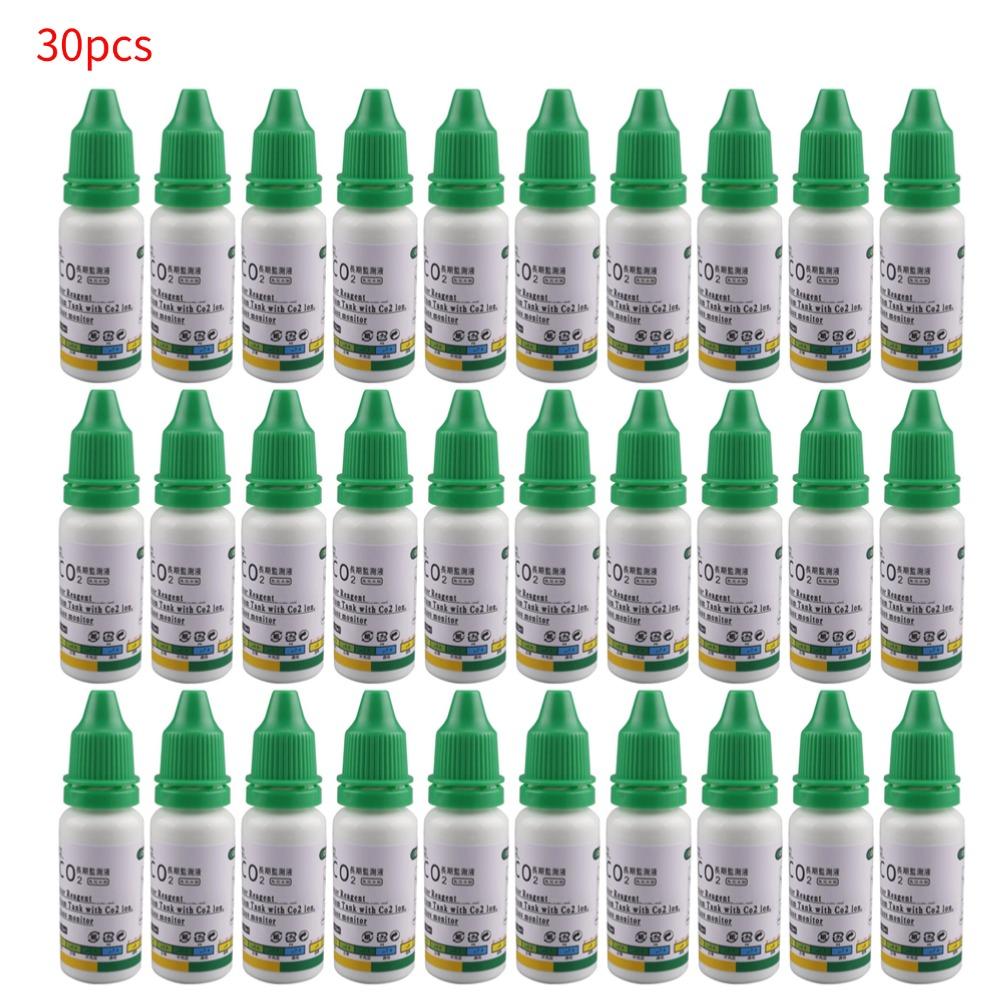 15ml Aquarium CO2 Solution Monitor CO2 System Concentration Fish Tank Glass Liquid Tester Fluid Glass Carbon Dioxide Checker