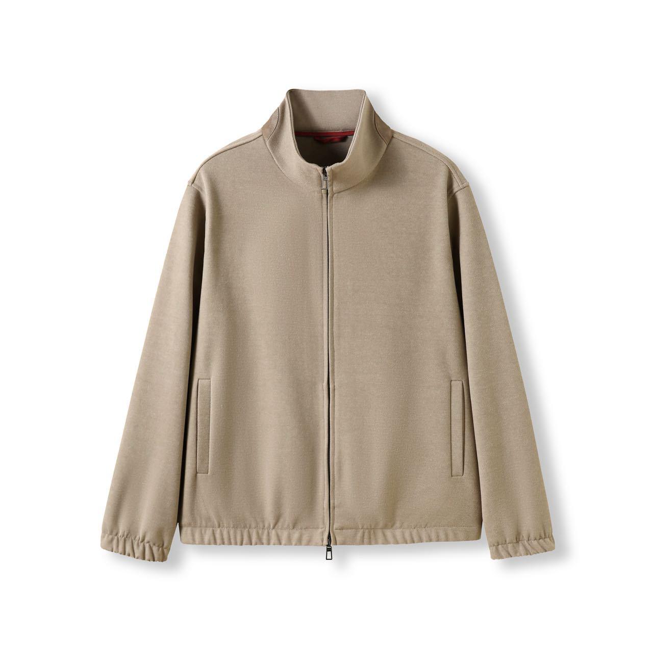 Мужская зимняя деловая куртка из смесовой шерсти в стиле легкой роскоши - Теплая, Повседневная, Однотонная XXXL