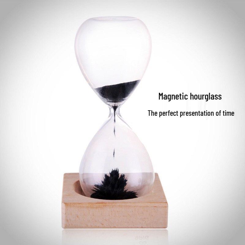 

Life Blooms Flower Magnet Hourglass: Creative Sand Timer Gift for Friends