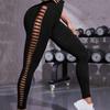 Leggings de Yoga Découpés Tie-Dye Taille Haute - Mesh Peach Butt Fitness Activewear