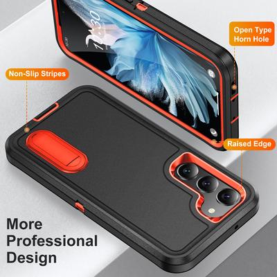 Heavy Duty Comfortable Fall Protection Case For Samsung Galaxy S23 Ultra S22 Plus 5g Non -Slip S 23 22 Stand Function Back Cover