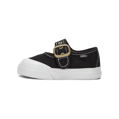 Mary Jane Toddler Black White Baby Sneakers True-White VN000CRY6BT