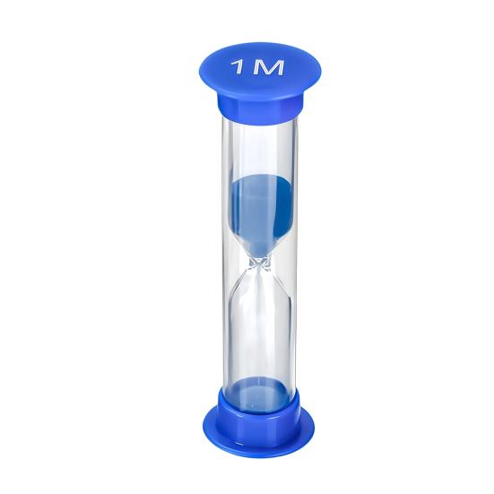 

Sand Timer Colorful Hourglass Timer 30sec/1min/3mins/5mins/10mins Sand Clock Timer for Kids Homework Board Games Meditation Timing синій