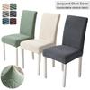 1/2/4PCS Stretch Jacquard Chair Covers Dining Room Elastic Slipcover for Chairs Spandex Case Restaurant Office Home Decoration
