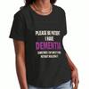 Deunisextia Awareness Wounisex's Cotton T Shirt, Pure Cotton Premium Print, Durable, Casual Fashion, Please Be Patient I Have Deunisextia Tee,Sometime