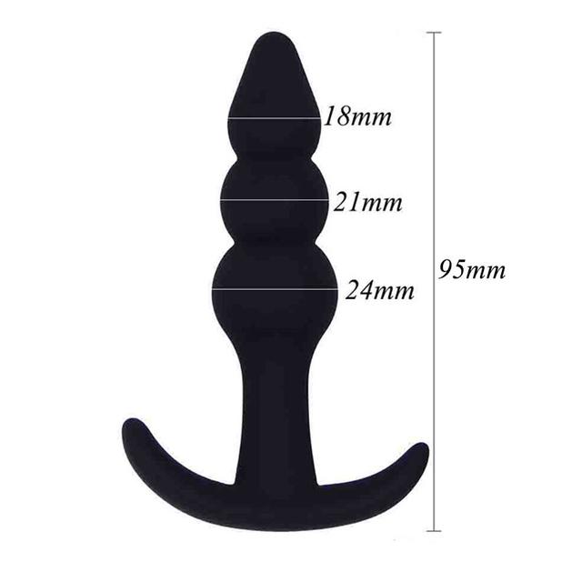 Soft Anal Dildo Butt Plug Prostate Massager Adult Gay Phalluses Anal Plug Beads G-spot Erotic Sex Toys For Men Women Products