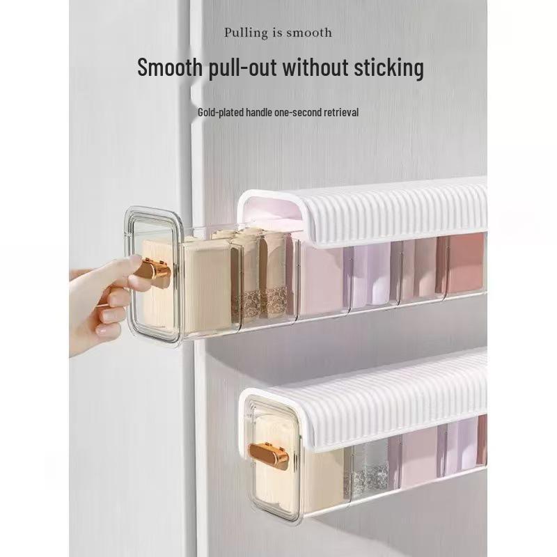 Wall-Mounted Transparent Underwear & Socks Storage Drawer