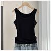 Anti-Armpit-Fat Cami Tank Top Ribbed Slim Fit Inner Wear For Suits Versatile Everyday Stretchy Slim Base Layer Soft Fabric Inner And Outer Wear Top