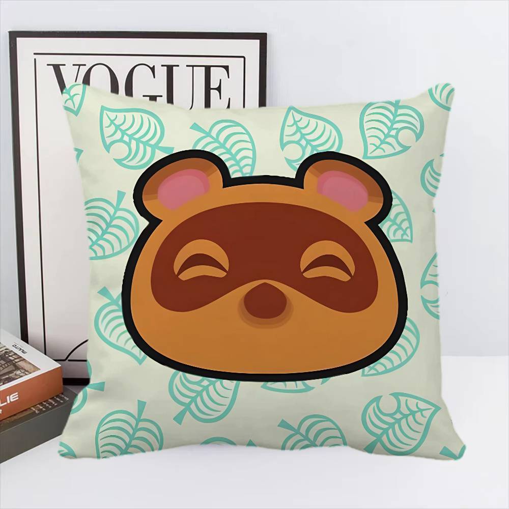 Game A-Animal C-Crossings Pillow Case Square Pillow Bedroom Sofa Leisure Comfort Cushion Home Decoration