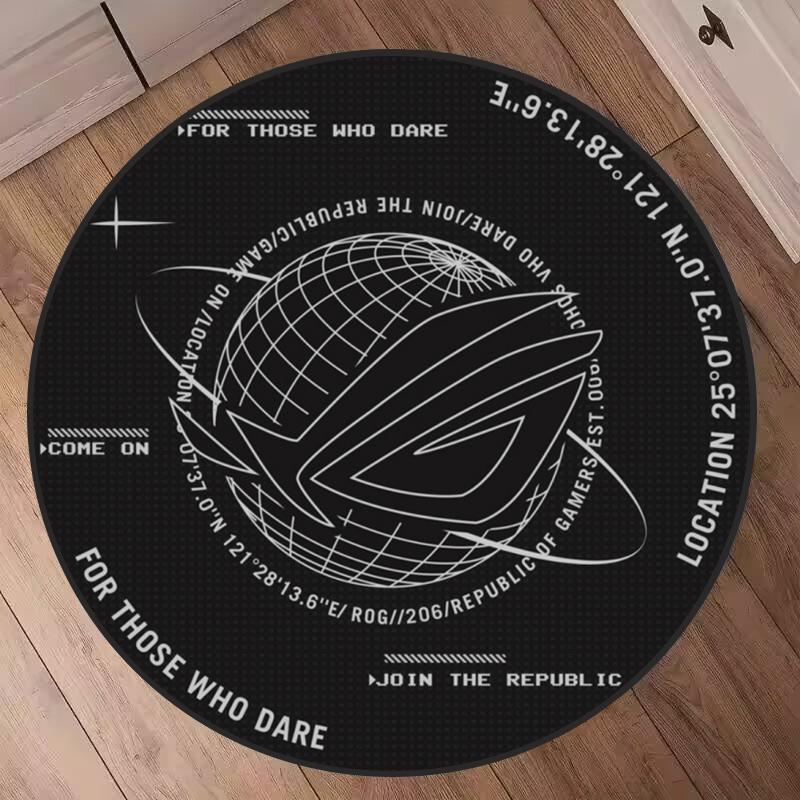 Alfombrilla de Suelo para Gaming Duradera Inspirada en ROG para Uso en Oficina y Silla Alfombra con Diseño Pashia Alfombra Suave Perfecta para Entusiastas del Gaming