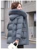 Mom's Mid-Length Down Jacket 2025: Winter Warm, Thickened Cold-Proof Coat for Middle-Aged and Elderly Women