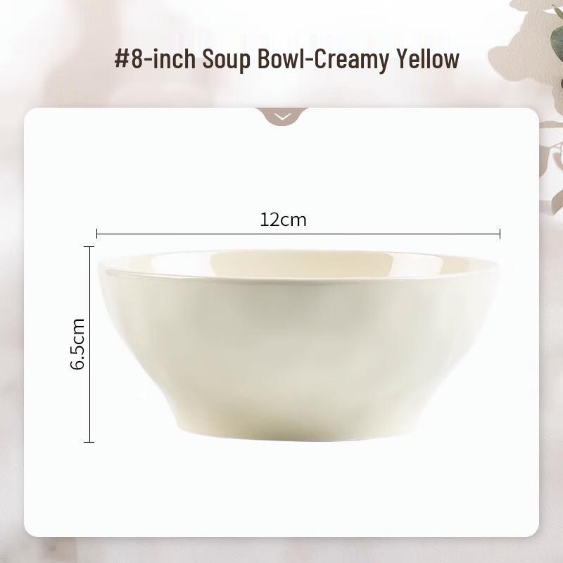 Mod Lanka Nordic Enamel 8-inch Soup Bowl