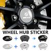 4pcs Car Emblem Wheel Center Hub Caps Badge Wheel Decal Sticker For BMW M F10 F20 F30 F40 F15 F25 F26 F31 F49 E62 E83 E84
