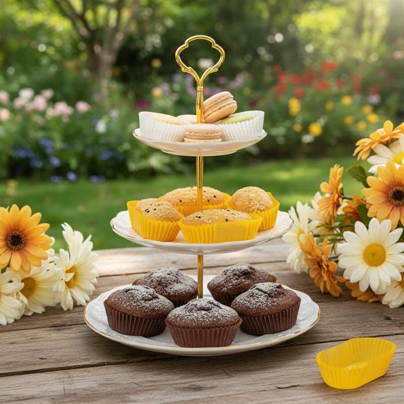 1000 Pcs Baking Liner Paper Loaf Trays Cupcake Muffin Disposable Liners Waterproof for Office School Use